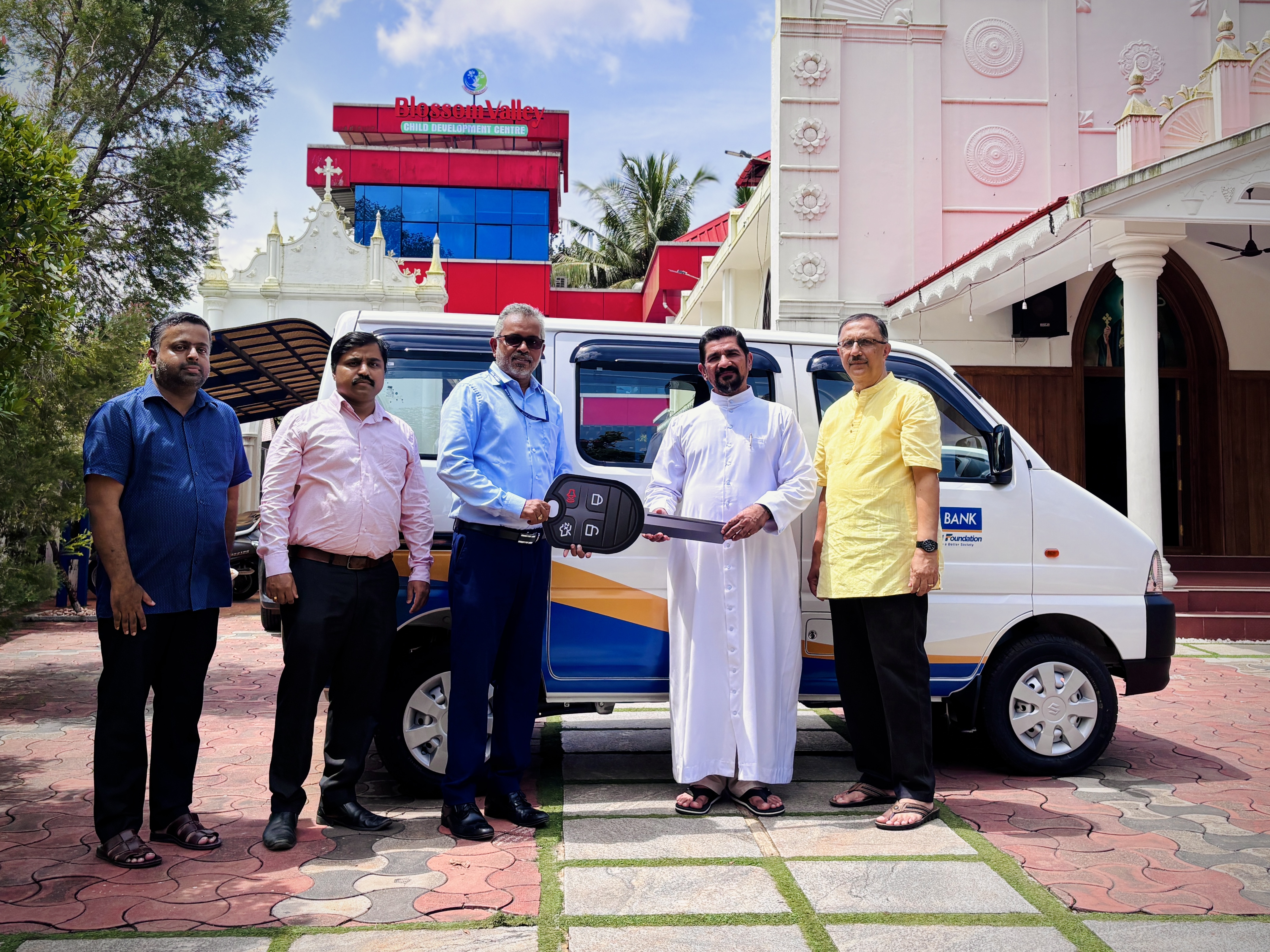 Federal Bank CSR vehicle handover at Blossom Valley